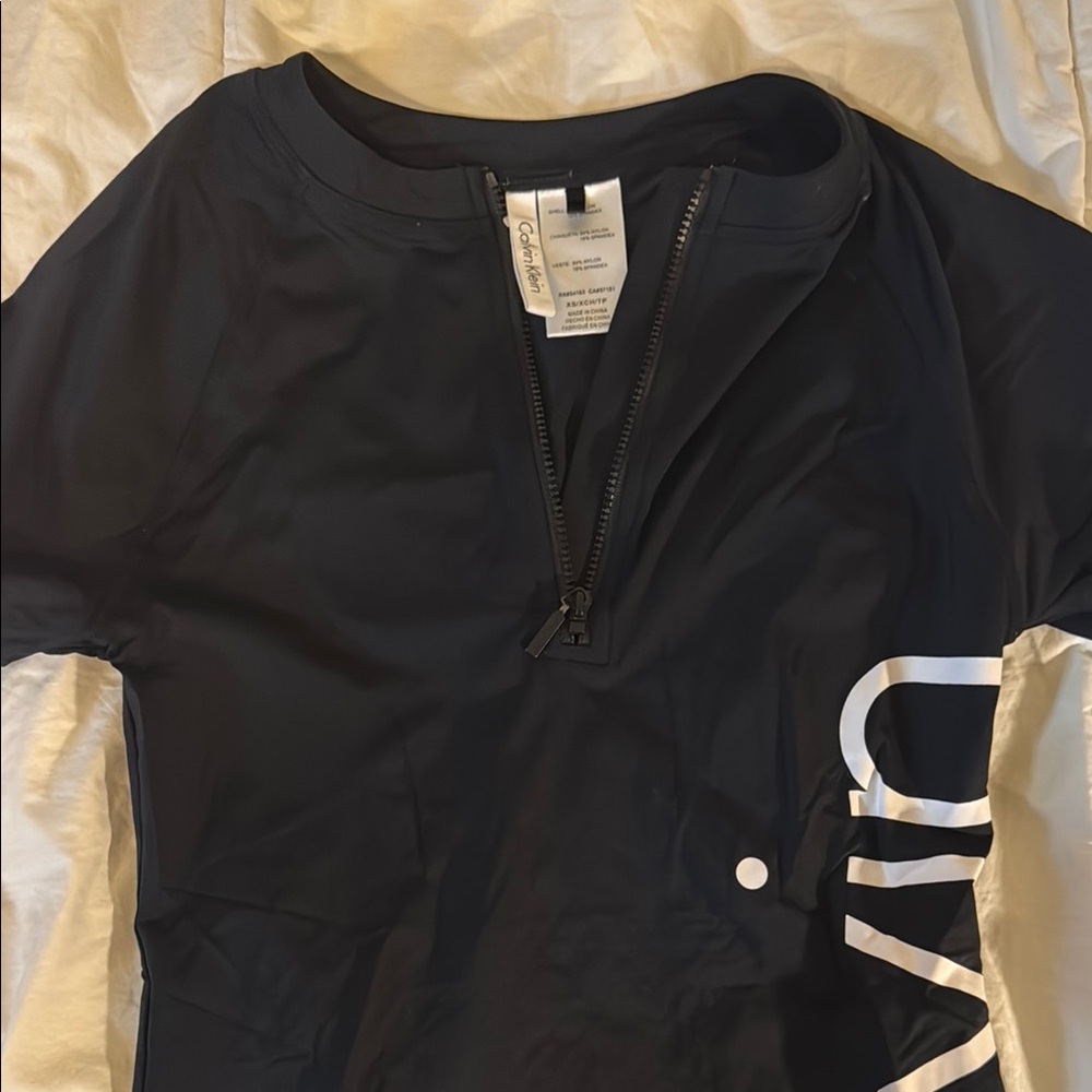 Calvin Klein Black Graphic Swimsuit